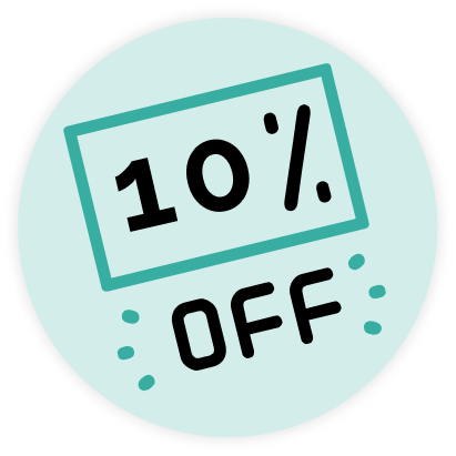 10% Off Badge
