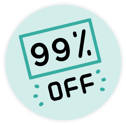 99% Off Badge